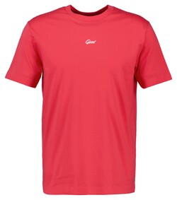 Gant Small Brand Graphic Crew Neck T-Shirt Watermeloen Rood