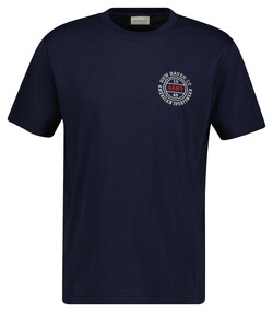 Gant Small New Haven 1949 Graphic Short Sleeve T-Shirt Evening Blue