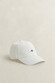 Gant Small Shield Cotton Twill Cap Eggshell