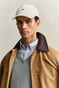 Gant Small Shield Cotton Twill Cap Eggshell