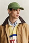 Gant Small Shield Cotton Twill Cap Herb Green