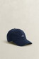 Gant Small Shield Cotton Twill Cap Marine