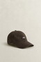 Gant Small Shield Cotton Twill Cap Shadow Brown