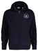 Gant Small Shield Graphic Full Zip Hoodie Vest Avond Blauw