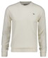 Gant Soft Superfine Italian Lambswool Crew Neck Pullover Cream