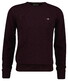 Gant Soft Superfine Italian Lambswool Crew Neck Pullover Darkened Wine