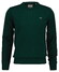 Gant Soft Superfine Italian Lambswool Crew Neck Trui Dark Emerald
