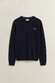 Gant Soft Superfine Italian Lambswool Crew Neck Trui Marine