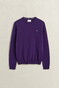 Gant Soft Superfine Italian Lambswool Crew Neck Trui Pansy Purple