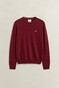 Gant Soft Superfine Italian Lambswool Crew Neck Trui Plumped Red