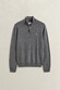 Gant Soft Superfine Italian Lambswool Half Zip Trui Antraciet