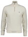 Gant Soft Superfine Italian Lambswool Half Zip Trui Cream