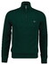 Gant Soft Superfine Italian Lambswool Half Zip Trui Dark Emerald