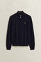 Gant Soft Superfine Italian Lambswool Half Zip Trui Marine