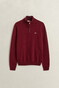 Gant Soft Superfine Italian Lambswool Half Zip Trui Plumped Red