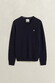 Gant Soft Superfine Italian Lambswool V-Neck Trui Marine