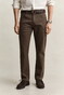 Gant Soft Twill Comfort Stretch Broek Shadow Brown