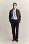 Gant Solid Color Linnen Drawstring Broek Avond Blauw