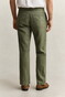 Gant Solid Color Linnen Drawstring Broek Dry Herb Green