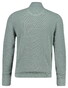Gant Solid Color Micro Textured Cotton Half Zip Trui Ceramic Grey