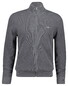Gant Solid Color Micro Textured Cotton Zip Vest Dark Grey Melange