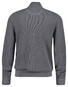 Gant Solid Color Micro Textured Cotton Zip Vest Dark Grey Melange