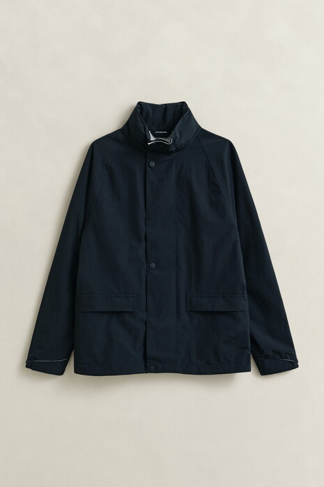 Gant Solid Color Sailor Jacket Navy