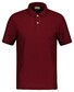 Gant Solid Color Twill Texture Short Sleeve Polo Plumped Red