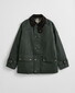 Gant Solid Color Waxed Barn Jacket Woody Green