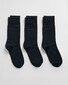 Gant Solid Mercerized Cotton Subtle Logo Sokken Marine