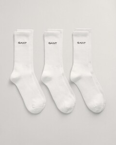 Gant Solid Sport Socks Sokken Wit