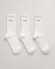Gant Solid Sport Socks Sokken Wit