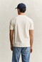 Gant Spray Graphic East Coast Crew Neck T-Shirt Cream