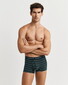 Gant Striped And Solid Trunk 3Pack Gift Box Ondermode Tartan Green