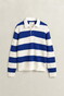 Gant Striped Cotton Merino Rugger Trui Cream