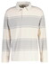 Gant Striped Rugger Polo Collar Trui Heather Grey