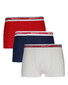 Gant Striped Waistband Trunk 3Pack Underwear White