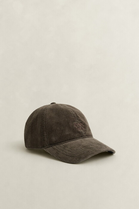 Gant Subtle 1949 Logo Corduroy Cap Dark Moss Green