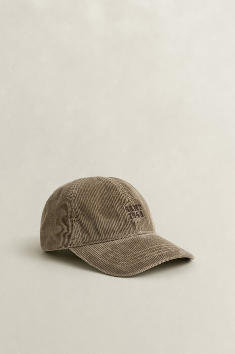 Gant Subtle 1949 Logo Corduroy Cap Light Taupe