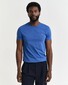 Gant Subtle Contrast Logo Crew Neck T-Shirt Rich Blue