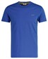 Gant Subtle Contrast Logo Crew Neck T-Shirt Rich Blue