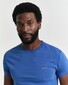 Gant Subtle Contrast Logo Crew Neck T-Shirt Rich Blue