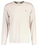 Gant Subtle Logo Embroidery Long Sleeve Round Neck T-Shirt Clay Beige