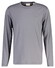 Gant Subtle Logo Embroidery Long Sleeve Round Neck T-Shirt Midden Grijs