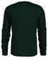 Gant Subtle Logo Embroidery Long Sleeve Round Neck T-Shirt Tartan Green