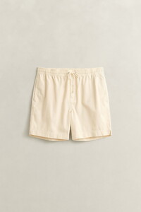 Gant Sunfaded Drawstring Cotton Bermuda Cream