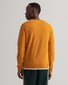 Gant Super Fine Lambswool V-Neck Trui Dark Mustard Orange