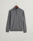 Gant Superfijne Lamswol Half-Zip Trui Antraciet