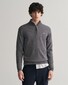 Gant Superfijne Lamswol Half-Zip Trui Antraciet