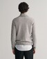 Gant Superfijne Lamswol Half-Zip Trui Grijs Melange